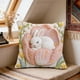 thumbnail image 4 of Uuiauoio Cute Animals Decorative Throw Pillow Cover , Animals Family Animals Outdoor Pillow Cases Square Standard Cushion Cover for Sofa Couch Bed Car 17.72x17.72 inch, 4 of 6
