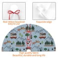 thumbnail image 4 of Yiaed Camping Caravan Print Christmas Tree Skirt , Tree SkirtsTree Mat for Christmas Winter Holiday Indoor Decorations-48", 4 of 7