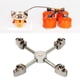 thumbnail image 5 of Adaptador de estufa portátil, conector de quemador, conversión de de Gas de aluminio para mochileros, Camping, exteriores, equipo de Cola Adaptador de estufa al aire libre, 5 of 8