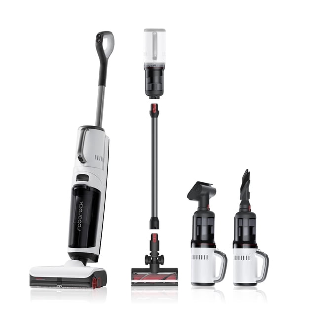 roborock Dyad Pro Combo Aspiradora en seco y húmedo, aspiradora inalámbrica 5 en 1 para múltiples Superficies, succión de 17000 Pa, Elimina la Suciedad húmeda y Seca, autolimpieza y Secado