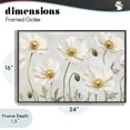 thumbnail image 4 of Stupell Industries Traditional Buds And Daisies Floral Black Framed Giclee Art, 24 x 16, by Petals Prints Design, 4 of 8