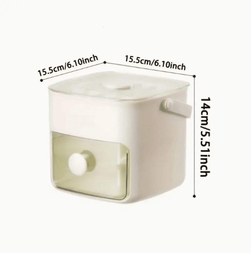 48-Cube Ice Maker - Portable  Double Layer  Easy-Press Lid | Silicone Tray  PET Material  1-10L Capacity  No Electricity Needed
