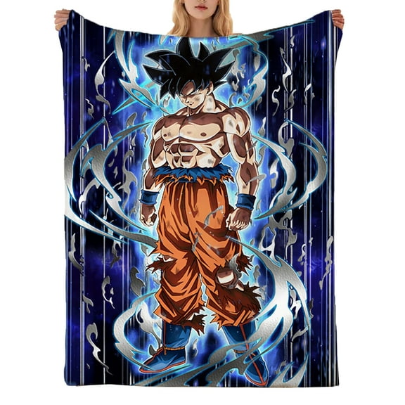 Dragon Ball Anime Blanket Cartoon Double-sided Flannel Fleece Bed Blanket Sofa Office Picnic Travel Lightweight Conditioning Blanket