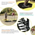 thumbnail image 5 of Upper Bounce 50" Mini Trampoline with Adjustable T-Shaped Handrail – Hexagonal Rebounder Fitness Trampoline for Kids & Adults - Yellow, 5 of 7