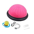 thumbnail image 5 of funtasica Balance Ball Balance Training Anti Slip Half Exercise Ball,with Resistance Bands and Pump,for Workout,Gymnastic Yoga Home Gym pink, 5 of 8