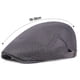 thumbnail image 2 of Sombrero de verano de malla transpirable para hombre, boina de vendedor de periódicos ajustable, gorra de hiedra, gorra plana de taxista, gorra plana de malla para hombre, gorra plana de verano, 2 of 6