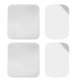 thumbnail image 1 of Uxcell Placas Metálicas de Reemplazo Plateadas para Soportes de Teléfono Magnéticos, 2.56x1.77" 8Pcs, 1 of 7