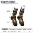 thumbnail image 2 of Fuzoiu Vintage Gentleman Duck Print Athletic Crew Socks for Men & Women,Casual Crew Socks,Above Ankle Crew Socks for Business, Casual, 2 of 6