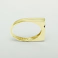 thumbnail image 6 of LBG British Made 9k Yellow Gold Genuine Natural Garnet Mens Band Ring - 33 size options - Size 5.5, 6 of 7