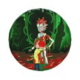 thumbnail image 2 of Cute Cartoon Rick And Morty Spare Tire Cover Wheel Protectors For Trailer Rv Suv Truck Camper Travel Fits For Tire Diameter 16 Inch, 2 of 7