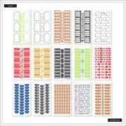 Happy Planner Sticker Pack, 30 Sheet Value, Essential Boxes & Borders, 831 Planner Stickers Total