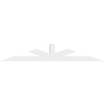 thumbnail image 2 of 84"W x 14"H x 2"D x 4"F, 4/12 Pitch, Saratoga Architectural Grade PVC Gable Bracket, 2 of 8