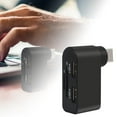 thumbnail image 1 of USB2.0 Rotating Hub Function Card Reader Splitter One To Two Port Expansion USB HUB, 1 of 5