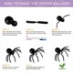 thumbnail image 5 of Kit de arco de guirnalda de globos de Halloween, globo de papel de aluminio Boo con globos de confeti morado naranja negro, globos de araña para decoraciones de fiesta de Halloween Dat JFHHH pequeña, 5 of 5