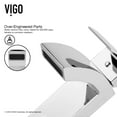 thumbnail image 5 of VIGO Duris Single Handle Single-Hole Bathroom Vessel Faucet in Chrome, 5 of 10
