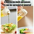 thumbnail image 2 of 2-in-1 Glass Oil Sprayer and Dispenser,Refillable Oil Sprayer for Cooking,Olive Oil Dispenser Bottle for Kitchen,Oil Mister Spray Bottle for Cooking,for Air Fryer,Baking,Grilling (470ml/16Oz, Black), 2 of 5