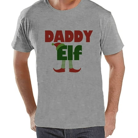 - Custom Party Shop Mens Daddy Elf Christmas T-shirt - Large