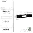 thumbnail image 3 of Mueble de Televisión  de Pared hasta 65 pulgadas Moru Lima Negro |80cmx 20cm|, 3 of 8