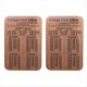 thumbnail image 1 of 2 Piezas Tablero de Puntuación de Dados Almohadilla de Puntuación de Dados de Madera Juego Dados Clásico Bandeja de Dados de Madera para Juegos de Viaje de Fiesta Familiar Grande, 1 of 8