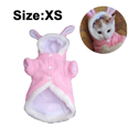 thumbnail image 2 of Sudadera con capucha para mascotas Gato Conejo Ropa Orejas de conejo Suéter lindo Primavera Otoño Suéter de punto para cachorros MFZFUKR CPB-DE-LYY2050-1, 2 of 5