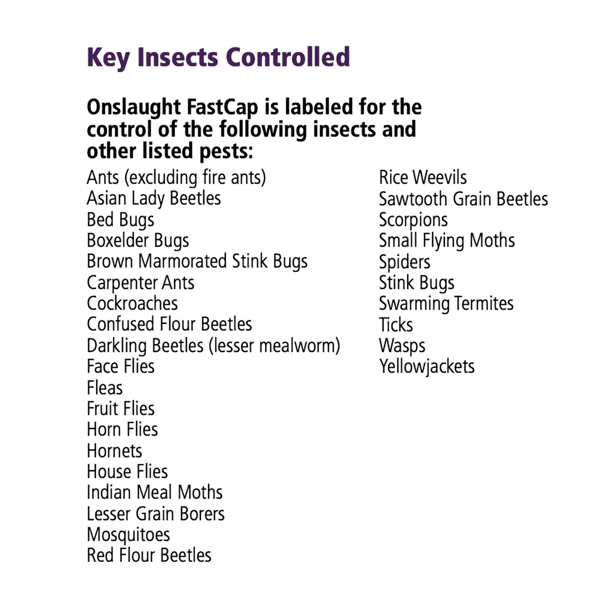 Onslaught FastCap Spider and Scorpion Insecticide - 128 fl oz Jug by MGK
