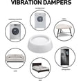 thumbnail image 5 of Washing Machine Feet, Rubber Feet Anti-Vibration, Anti-Slip, Floor Protector, Shock Absorption Washer for Carpet, Clothes Dryer, 5 of 5