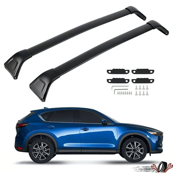 For Mazda CX-5 CX5 2017-2024 2023 Top Roof Rack Cross Bar Luggage Carrier Bar