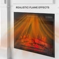 thumbnail image 3 of 43" Electric Fireplace with Mantel, 1500W Freestanding Heater with Remote Control, 3 of 9