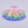thumbnail image 4 of L recomendado 1-2 años de edadCameo marrónFalda de burbuja de malla para niñas Moda para bebés de un año Ropa para niños de medio cuerpo Pantalones inferiores para bebés mono esquí esquí Gafas de esquí, 4 of 5