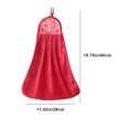 thumbnail image 3 of VBXOAE High Density Velvet Absorbent Kitchen Hand Towel Thickened Dishwashing Rags Soft Skin Friendly Hanging Bathroom Hand Wipe Convenient Storage Fashionable Cartoon Design Suit Home Use, 3 of 6