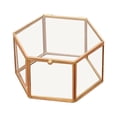 thumbnail image 2 of Caja De Anillo De Cristal Para Habitación De Flores De Cristal Transparente Geométrico Con Forma Hexagonal Joyero Para Anillo De Boda Decoración Del Hogar ANGGREK  Otros, 2 of 7
