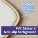 thumbnail image 5 of Super Absorbent Memory Foam Carpet Non-Slip Bathroom Toilet Bath Mat Soft Living Room Bedroom Shower Decorative Floor Rug My Lux Decor Round, 5 of 10