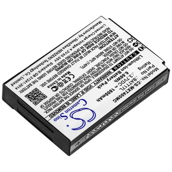BATT17L Battery for Midland XTC400, XTC450, 1800mAh - sold by smavco