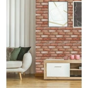Xkiss 3D Tile Brick Self-adhesive Waterproof PVC Panel Wall Decals & Stickers (20 Pieces)