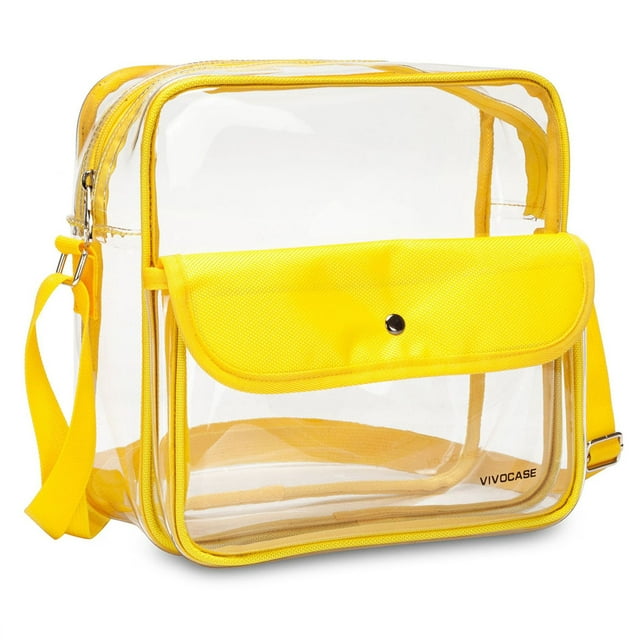 Sac à Main pour Femmes Mode Décontracté Sac à Bandoulière Transparent Sac de Maquillage