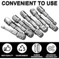 thumbnail image 3 of 10 PCS Impact Adapter Square Socket Bit Adapter Hex Impact Socket for Drills, Extension Socket Driver Bits Impact Socket Adapter for Automotive DIY, 3 of 6