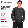 thumbnail image 6 of Southpole Mens Thermal Shirts - Crewneck and Henley Top Long Sleeve Thermal Shirts for Men 2 Pack, 6 of 7