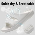 thumbnail image 6 of Litfun Slide Sandals for Women, Thick Sole Non-Slip Slide Slippers with Arch Support, White, 6 of 9