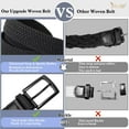 thumbnail image 4 of JASGOOD Elastic Braided Belts for Men Stretch Woven Belts for Work Casual, 4 of 9