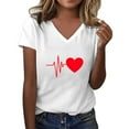 thumbnail image 1 of Women Running T Shirt Summer Shirt for Women Spandex Long Sleeve Shirt Short Sleeve Active Wear Workout Shirts Women Workout Tee Shirts Women Women Shirts with T Neck Tops for Women Women S Tops Short, 1 of 4