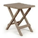 thumbnail image 2 of Camco Adirondack Mesa auxiliar plegable de plástico duradero, portátil, para acampar al aire libre, pequeña, resistente a la intemperie, resistente a la intemperie, para uso en interiores y exteriores, 2 of 5