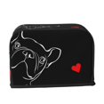 thumbnail image 2 of Lsque French Bulldog Print 2 Slice Toaster Cover , Kitchen Appliance Dustproof Protector , Toaster Protector Dustproof Kitchen Appliance Cover, 2 of 7