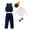 C Type Navy Blue Vest 4 Sets, variant on Kkkded Kids Teen Boys Formal Suits 4 Piece Fleece Slim Fit Dresswear Suit Set Boys Suits Teen Boy Tuxedo Set Suits for Boys 5-16T