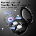thumbnail image 4 of Small Mini Invisible Earbuds Wireless Bluetooth for Small Ears, Low Profile Tiny Discreet Hidden Sleeping Earbuds for Work Sleep, Invisible Headphones Buds (Black), 4 of 7