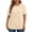 Beige, variant on Women's Plus-Size Fashionable Casual Loose-Fit Short-Sleeve Top, Size L-5XL