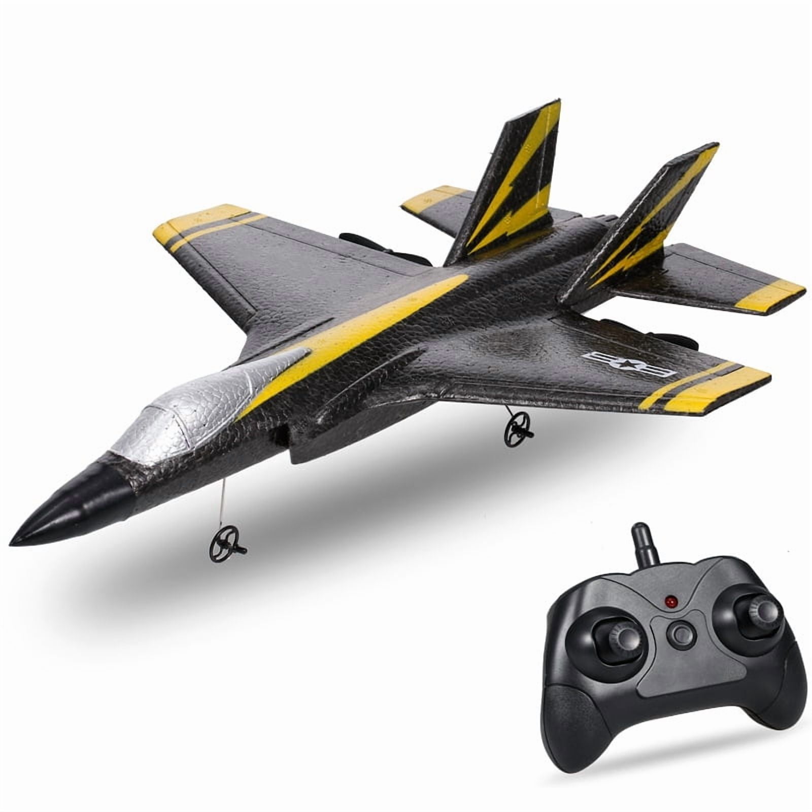 FX635 2-Channel RC Airplane, 2.4GHz Radio Control Jet with 120m Range, EPP Foam Construction