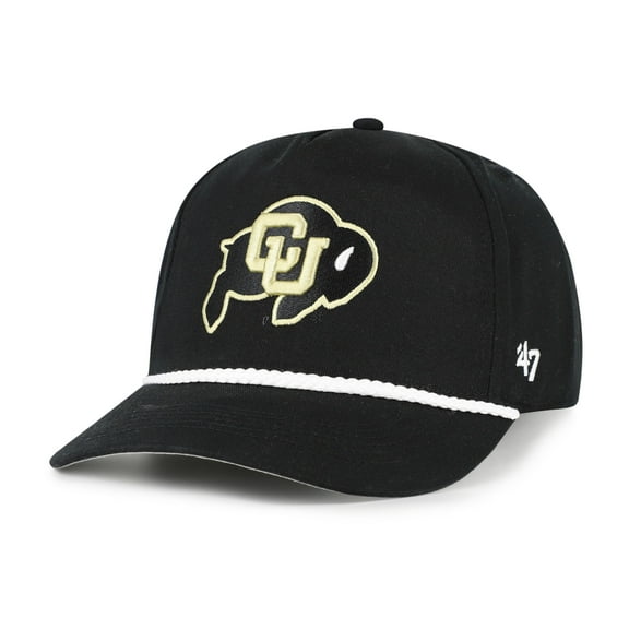 Men's '47 Black Colorado Buffaloes Rope Hitch Adjustable Hat