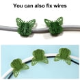 thumbnail image 4 of Visland Vine Fixture Clips Climbing Plant Fixture Clips with Adhesive Sticker Butterfly Shape Wall Vines Fixing Clips for Indoor Outdoor Decor, 4 of 7