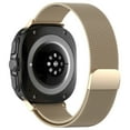 thumbnail image 3 of Compatible with Galaxy Watch Ultra Bands 47mm(2024) for Wmen Men, Magnetic Closure Metal Mesh Milanese Loop Adjustable Strap Replacement for Samsung Galaxy Watch 7 Ultra 47 mm,Champagne, 3 of 7