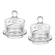 thumbnail image 5 of 2 mantequilleras de vidrio con tapa, recipiente de almacenamiento, bandeja transparente para guardar , ideal para , postres y, 5 of 8